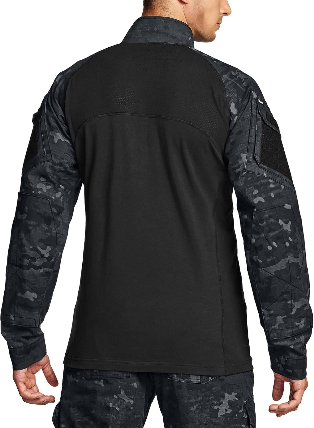 CQR Men’s Combat Shirt Tactical 1/4 Zip Long Sleeve Military BDU Shirts ...